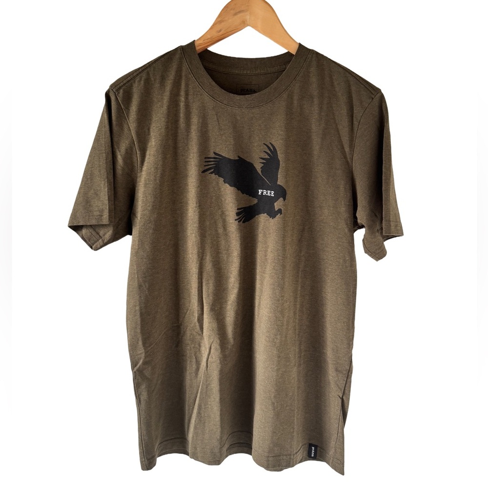 Prana Men’s Olive Freebird Graphic Tee - M - Picture 3 of 5